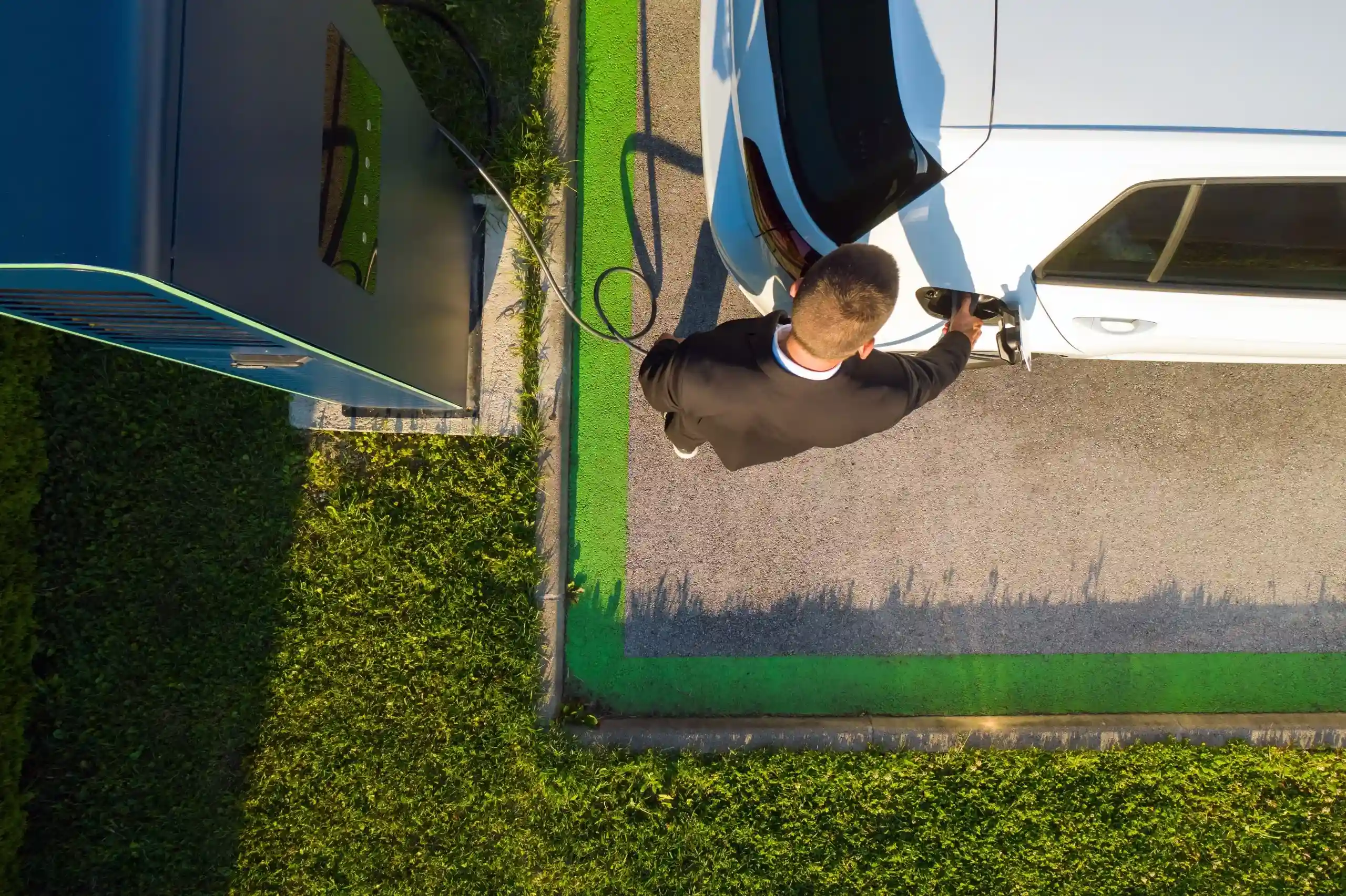 installation bornes de recharge parking public