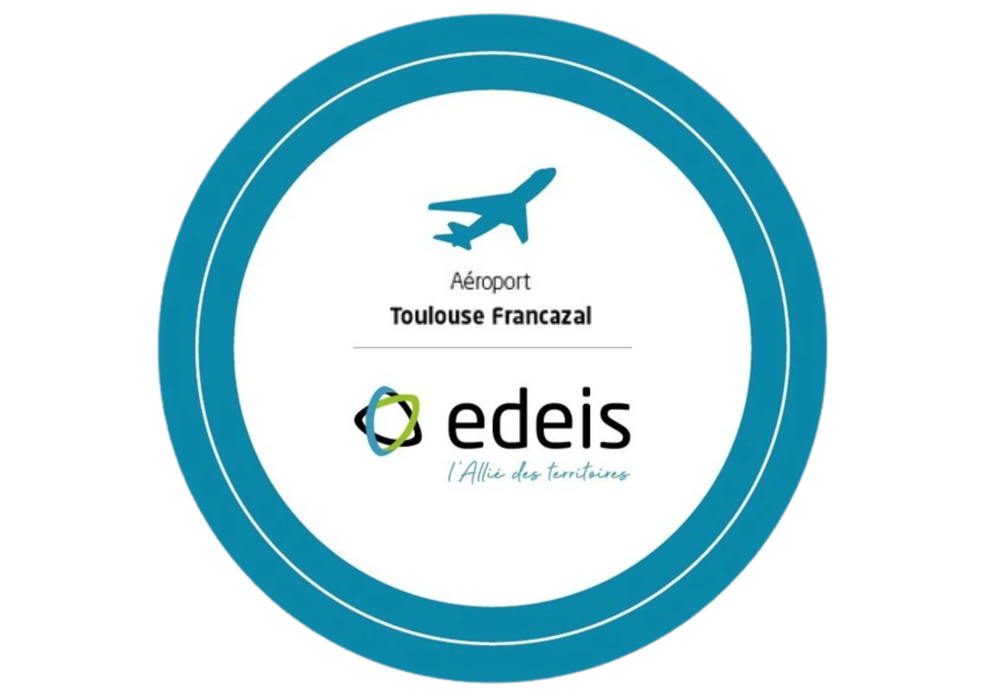 Logo aéroport Toulouse Francazal, nous a fait confiance pour l'installation de bornes publiques