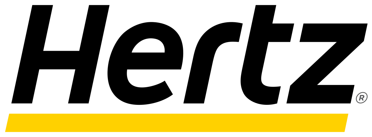 Logo Hertz, nous a fait confiance pour l'installation de bornes publiques
