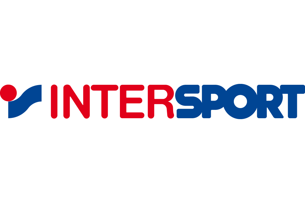 Logo Intersport, nous a fait confiance pour l'installation de bornes publiques