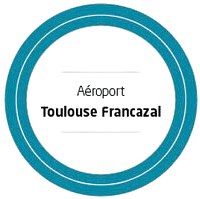 Logo Aéroport Toulouse Francazal, nous a fait confiance pour leur projet d'installation de bornes de recharge