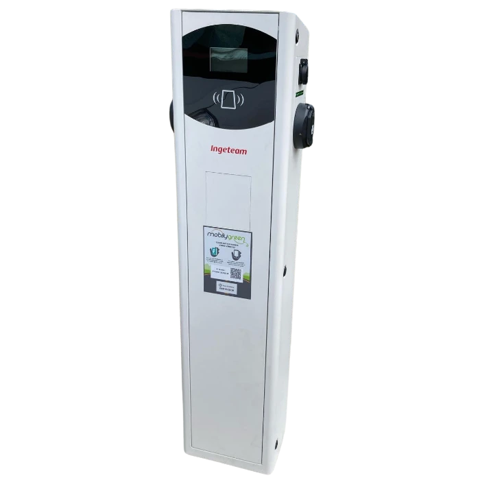 borne de recharge double 22kw